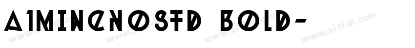 A1MinchoStd Bold字体转换